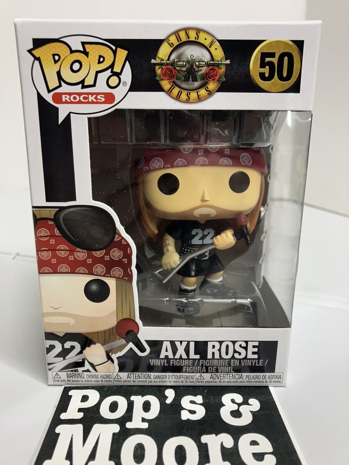 Funko Pop! Guns N Roses: Axl Rose #50 Vinyl Figure Brand New