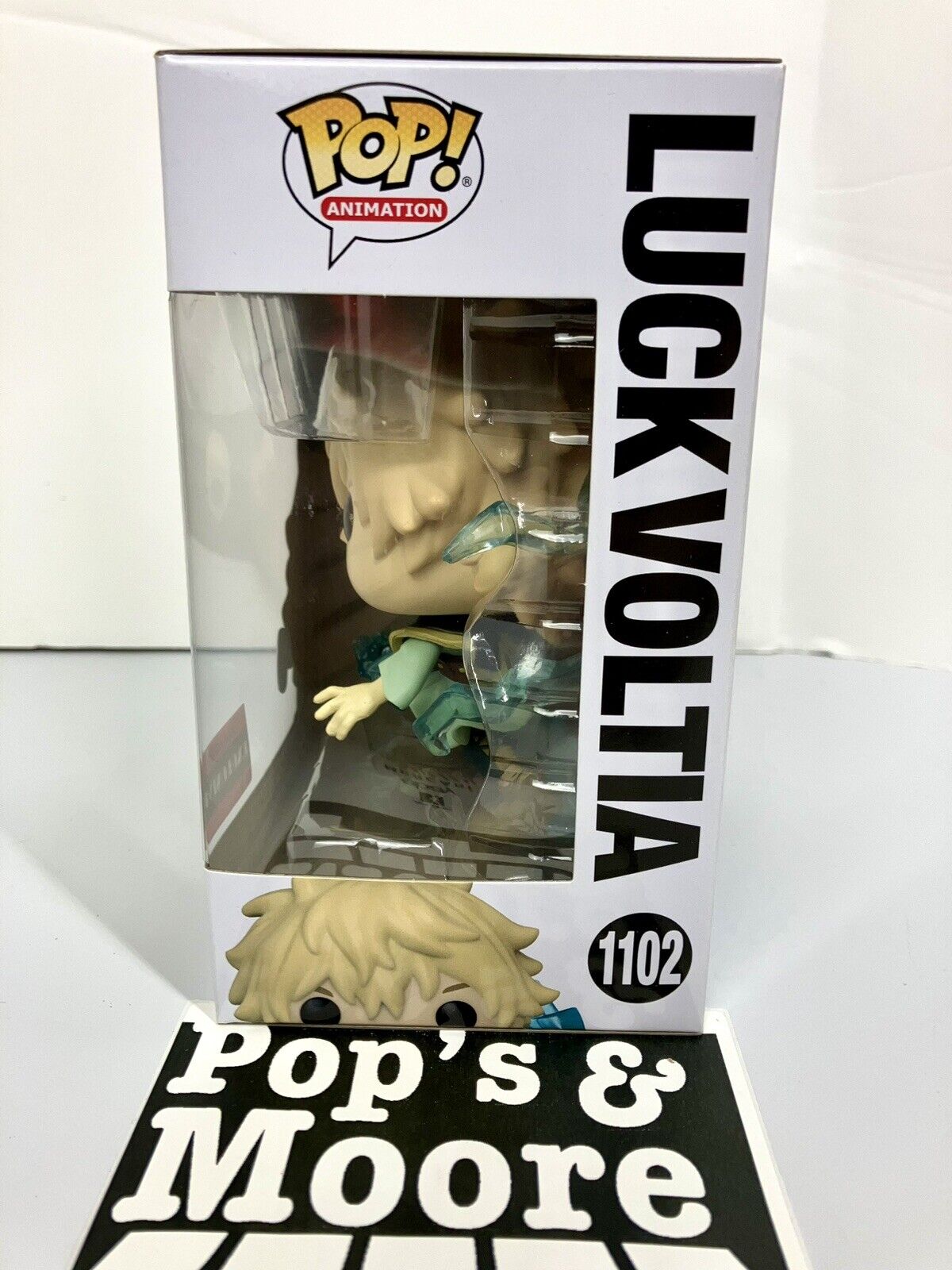 Funko Pop! Black Clover: Luck Voltia 1102 Exclusive Vinyl Figure W/ Protector