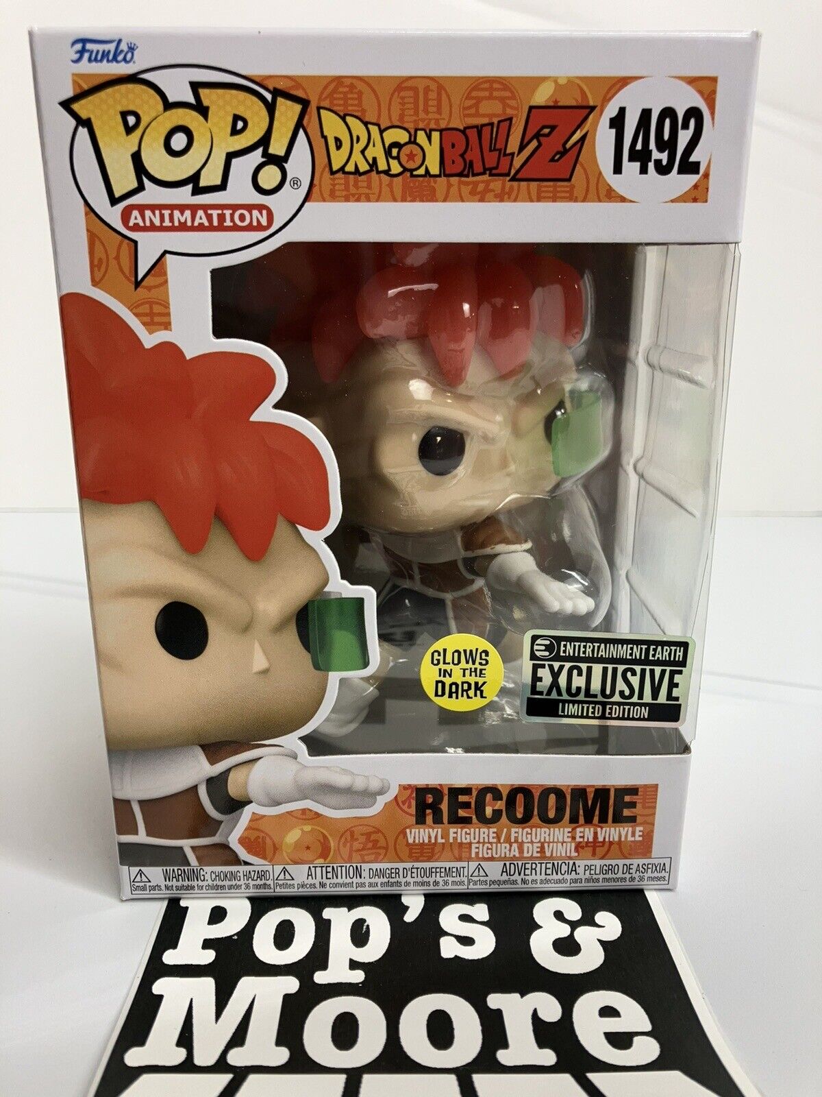 Funko Pop! Dragon Ball Z: Recoome 1492 Exclusive Limited Edition Figure New