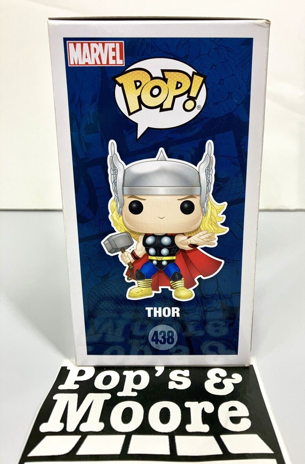 Funko Pop! Marvel: Thor 438 Exclusive Vaulted Figure W/Box damaged & Protector 