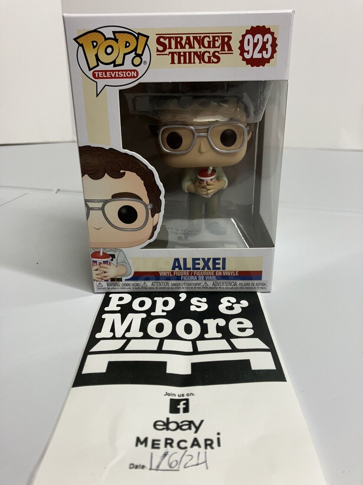 Funko pop! Stranger things: Alexei 923 Vinyl Figure Brand New