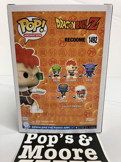 Funko Pop! Dragon Ball Z: Recoome 1492 Exclusive Limited Edition Figure New