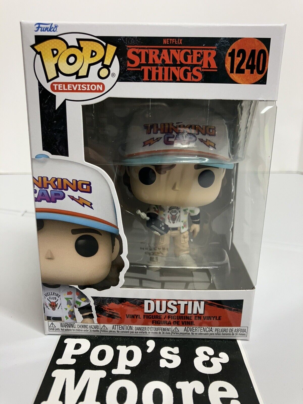 Funko Pop! Stranger Things: Dustin #1240 Vinyl Figure Brand New