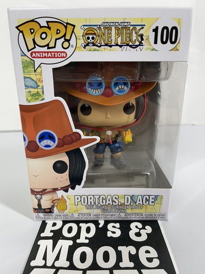 Funko Pop! One Piece: Portgas. D. Ace 100 Vinyl Figure Brand New