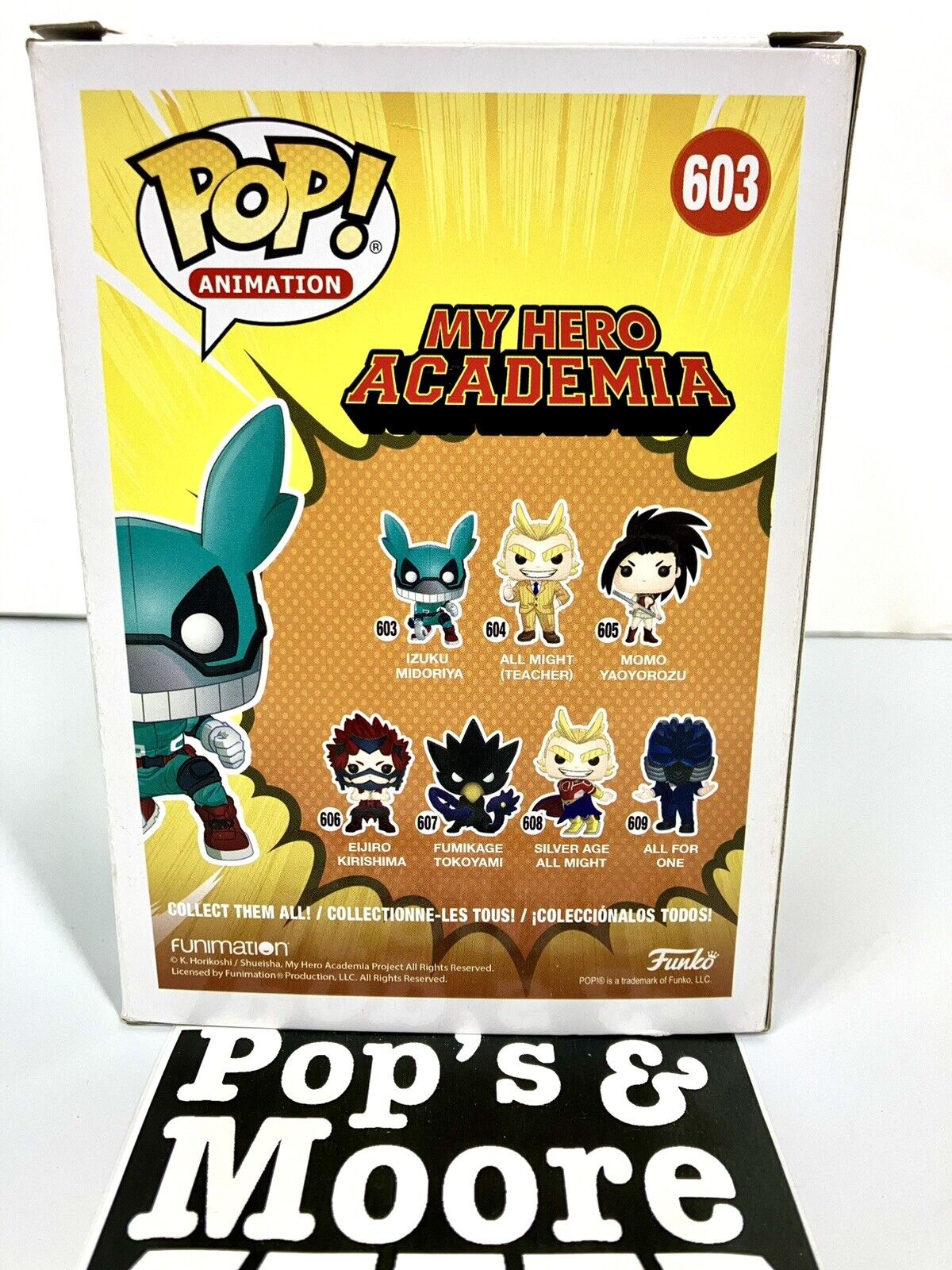 Funko Pop! My Hero Academia: Izuku Midoriya 603 Vinyl Figure With Damaged Box