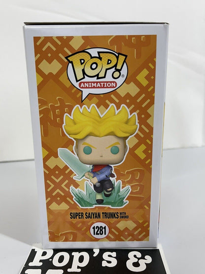 Funko Pop! Dragon Ball Z: Super Saiyan Trunks With Sword 1281 Vinyl Figure New