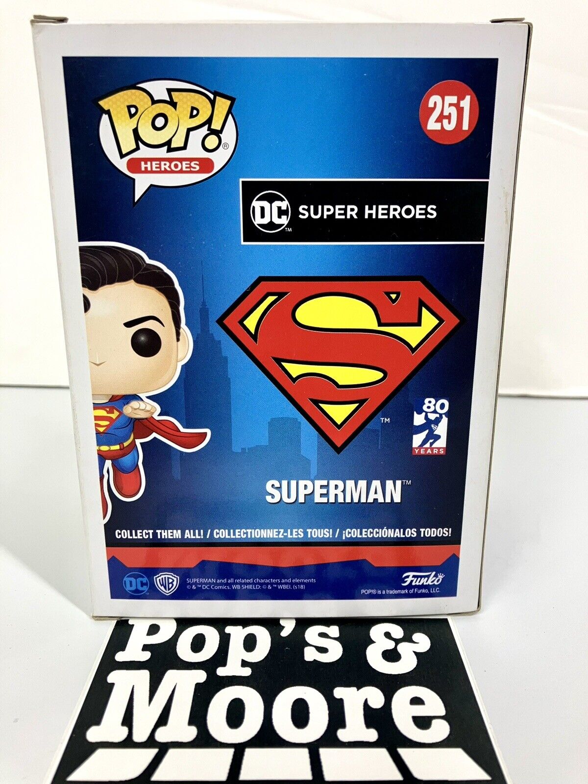 Funko Pop! Superman 251 Specialty Series Vinyl Figure With Protector