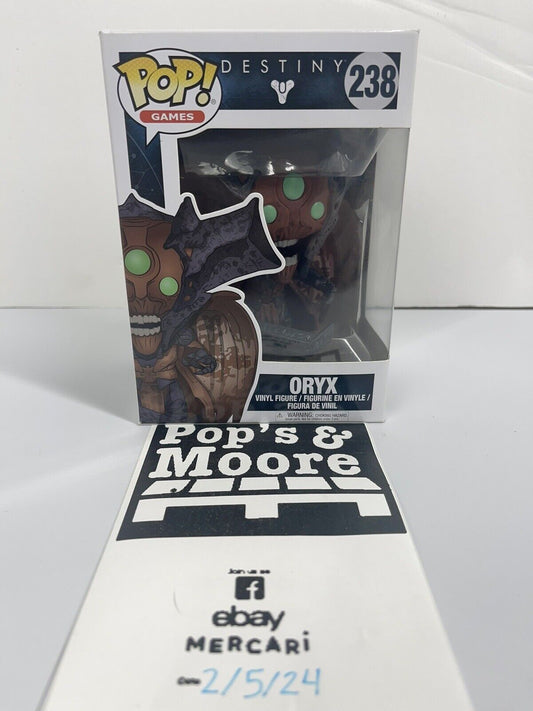 Funko Pop! Destiny: Oryx #238 Vaulted Vinyl Figure With Box Damage