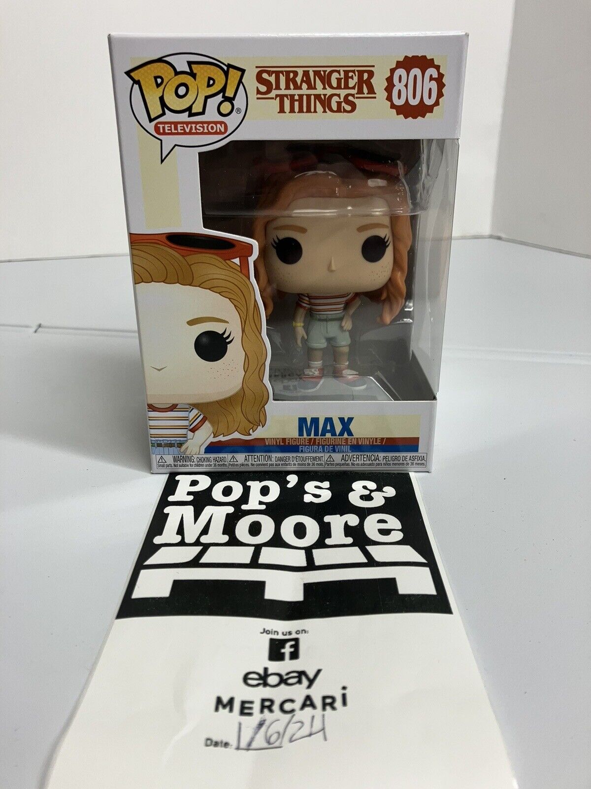 Funko Pop! Stranger Things: Max 806 Vinyl Figure Brand New