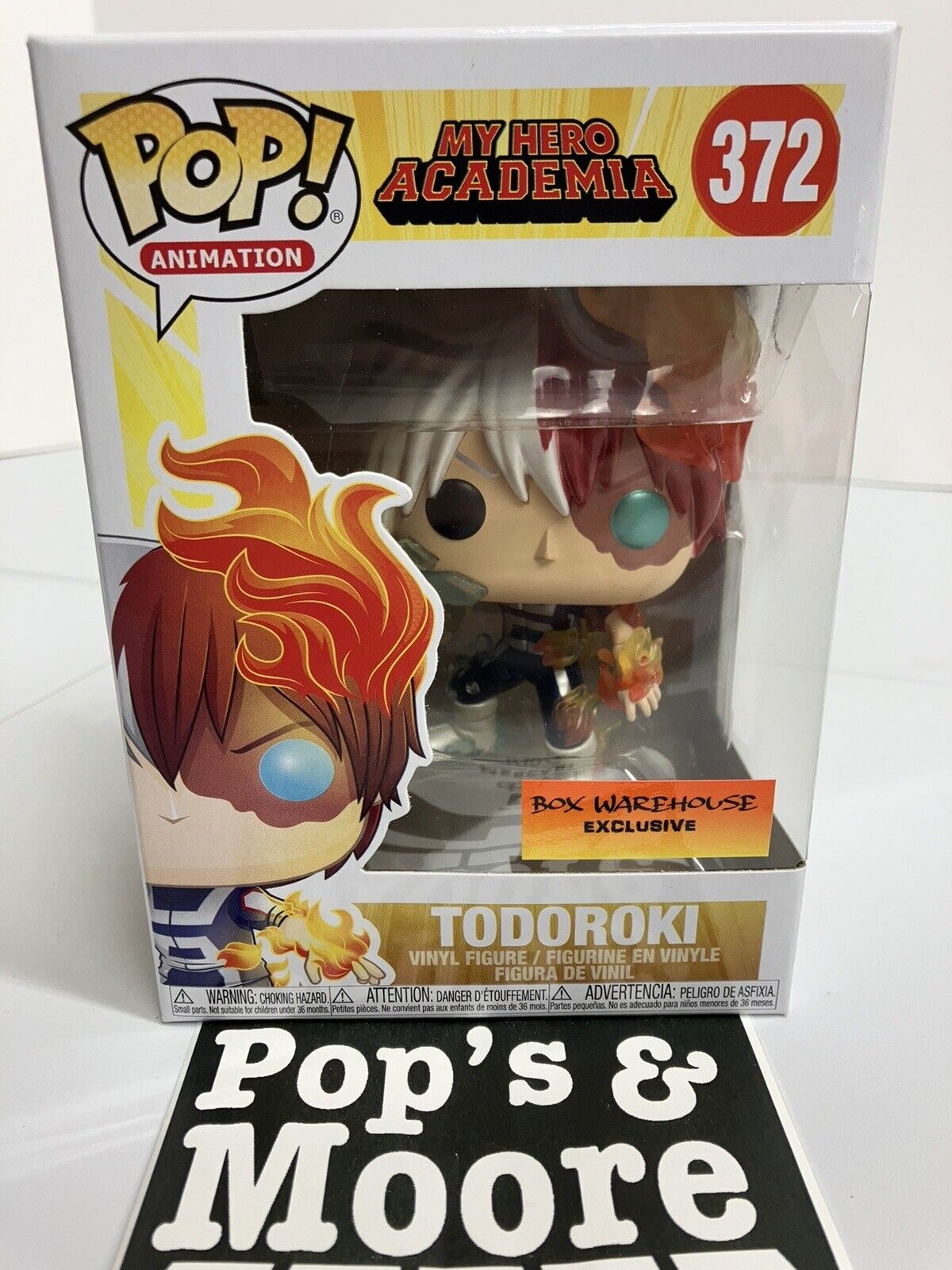 Funko Pop! My Hero Academia: Todoroki 372 Exclusive Vinyl Figure With Protector