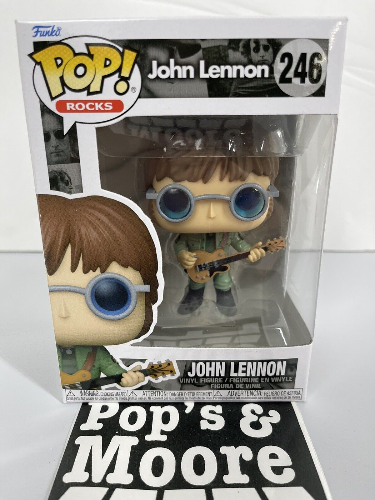 Funko Pop! John Lennon With Military Jacket 246 Vinyl Figure Brand New