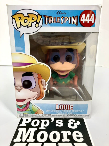 Funko Pop! Disney Talespin: Louie 444 Vaulted Figure W/Protector Damaged Box