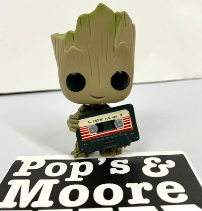 Funko Pop! Baby Groot With Mix Tape 260 Collectors Corps Loose Vaulted Figure