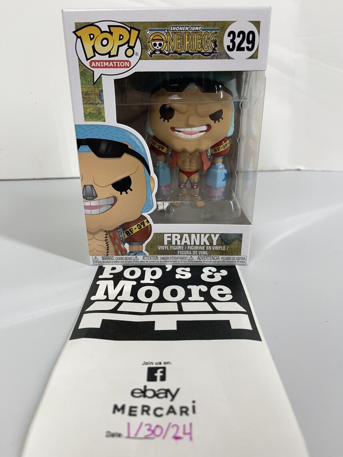 Funko Pop! One Piece: Franky 329 Vinyl Figure Brand New