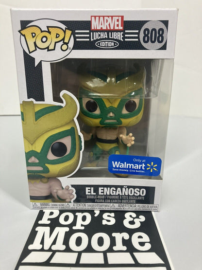 Funko Pop! Lucha Libre: El Enganoso 808 Exclusive Vinyl Figure With Box Damage