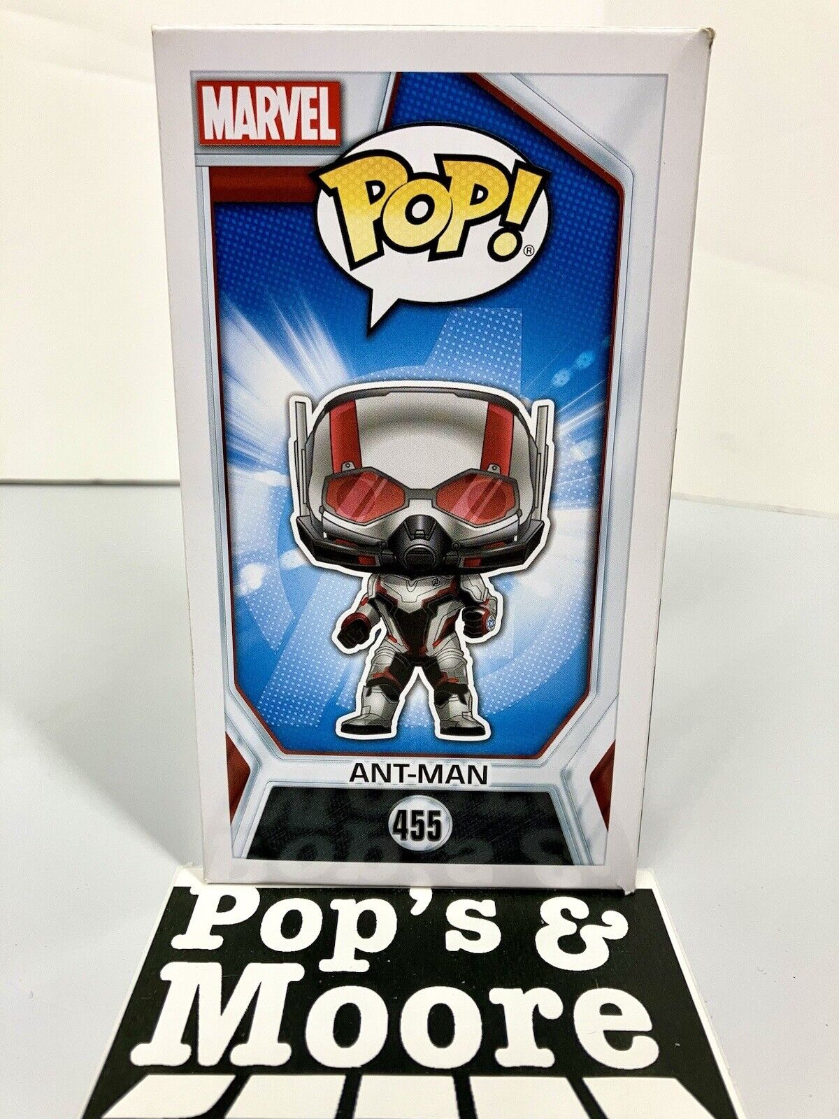 Funko Pop! Avengers: Ant Man 455 Vaulted Vinyl Figure Damaged Box W/Protector