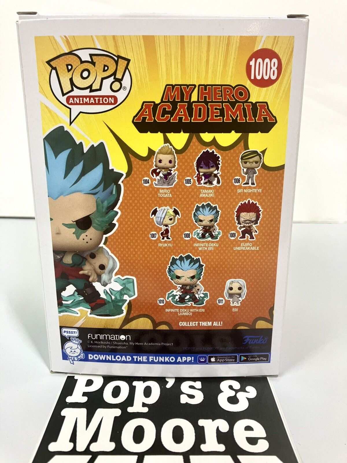 Funko Pop! My Hero Academia! Infinite Deku With Eri 1008 Vinyl Figure