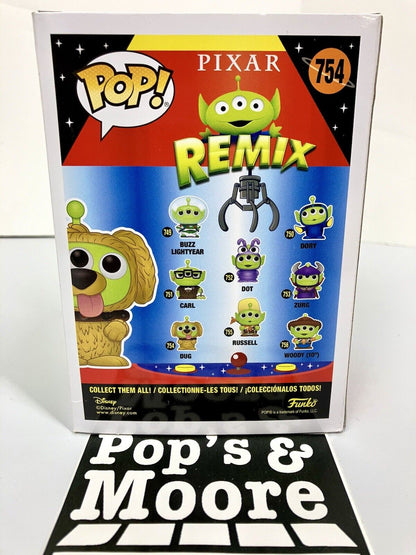 Funko Pop! Remix: Dug 754 Vaulted Exclusive Vinyl Figure Box Damage W/Protector