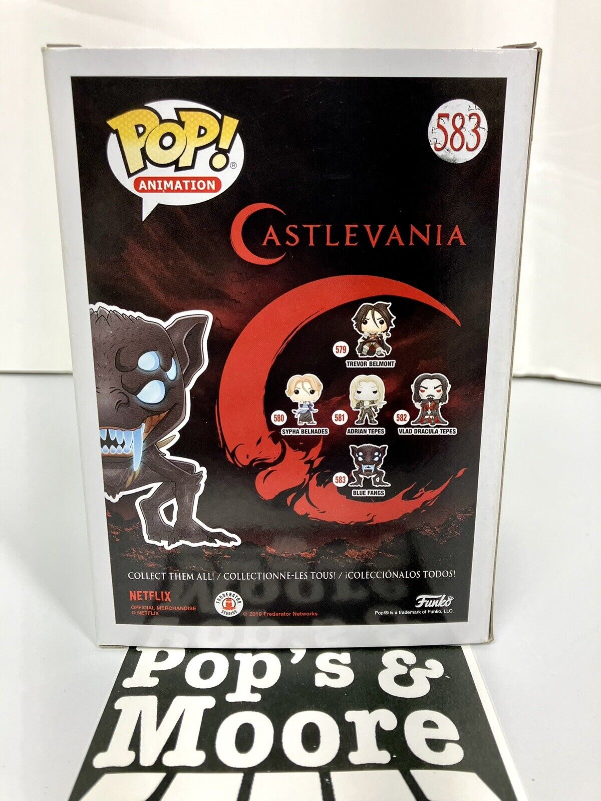 Funko Pop! Castlevania: Blue Fangs 583 Vaulted Vinyl Figure With Protector