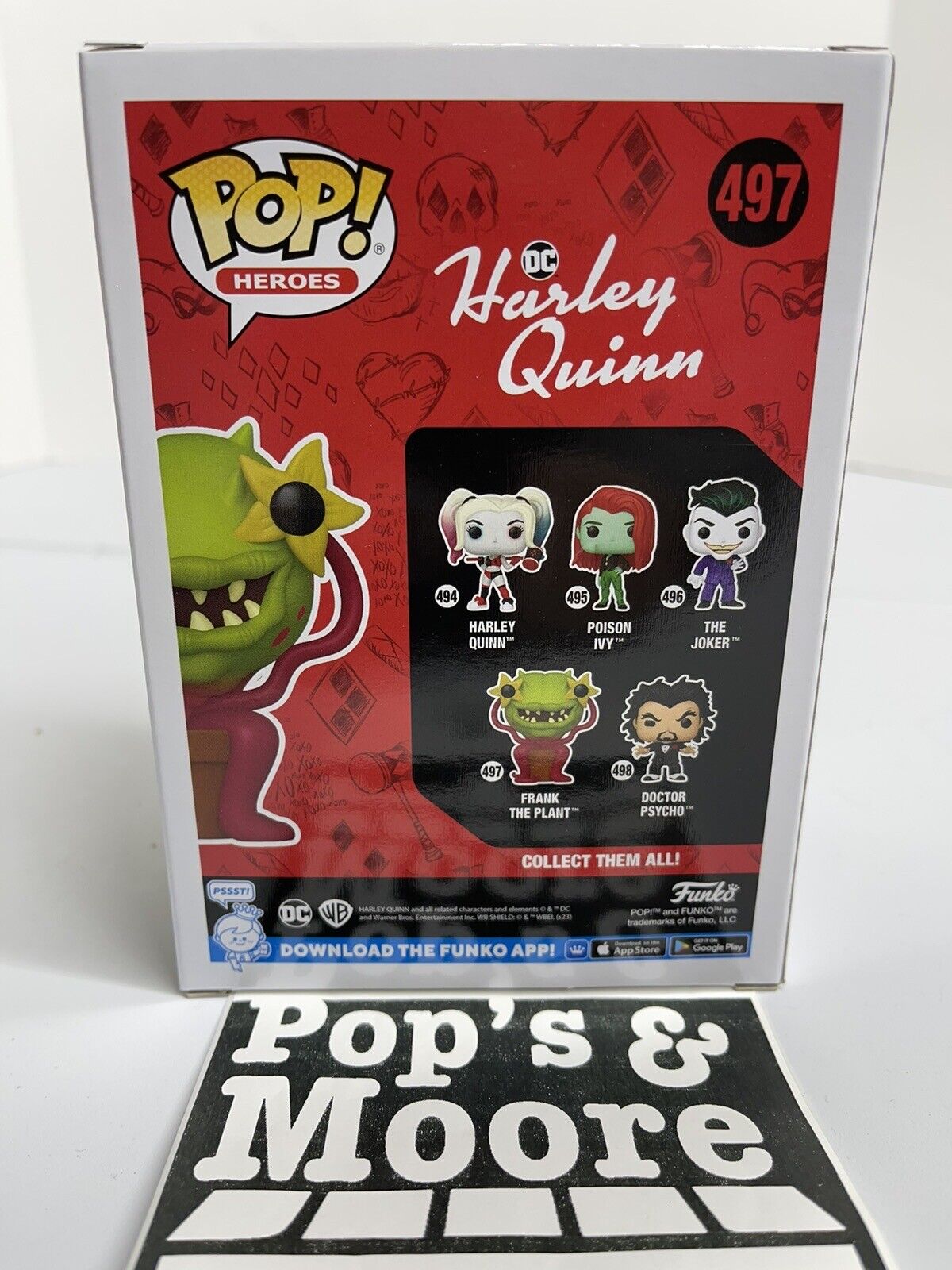 Funko Pop! Dc Harley Quinn: Frank The Plant 497 Vinyl Figure Brand New