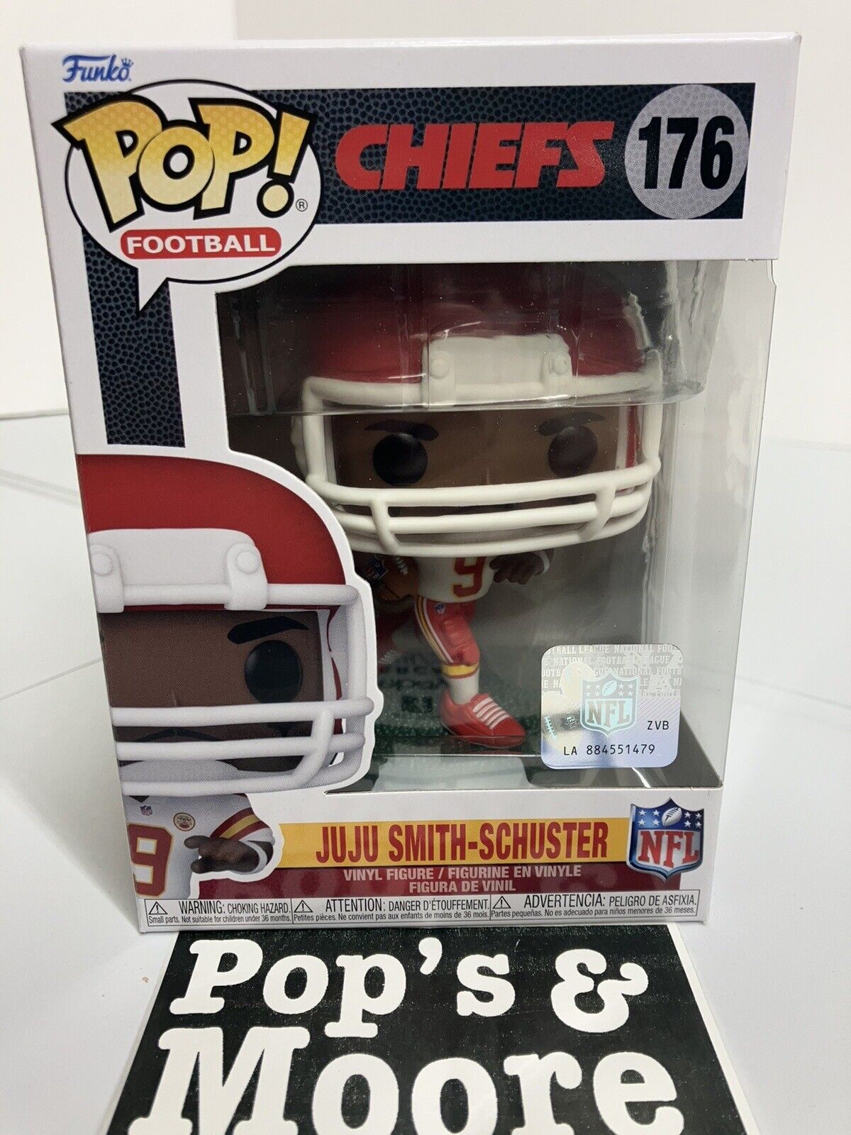 Funko Pop! Chiefs: Juju Smith-Schuster 176 Vinyl Figure Brand New 