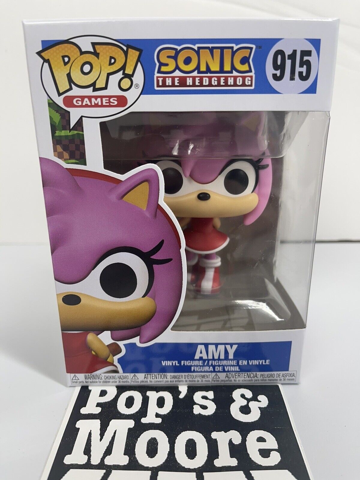 Funko Pop! Sonic The Hedgehog: Amy 915 Vinyl Figure Brand New