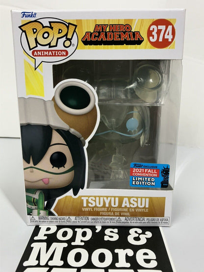 Funko Pop! My Hero Academia: Tsuyu Asui 374 Vaulted Vinyl Figure With Protector