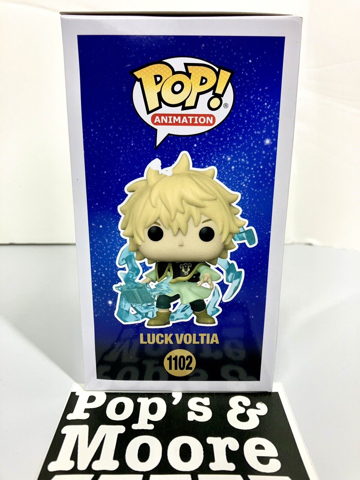 Funko Pop! Black Clover: Luck Voltia 1102 Exclusive Vinyl Figure W/ Protector