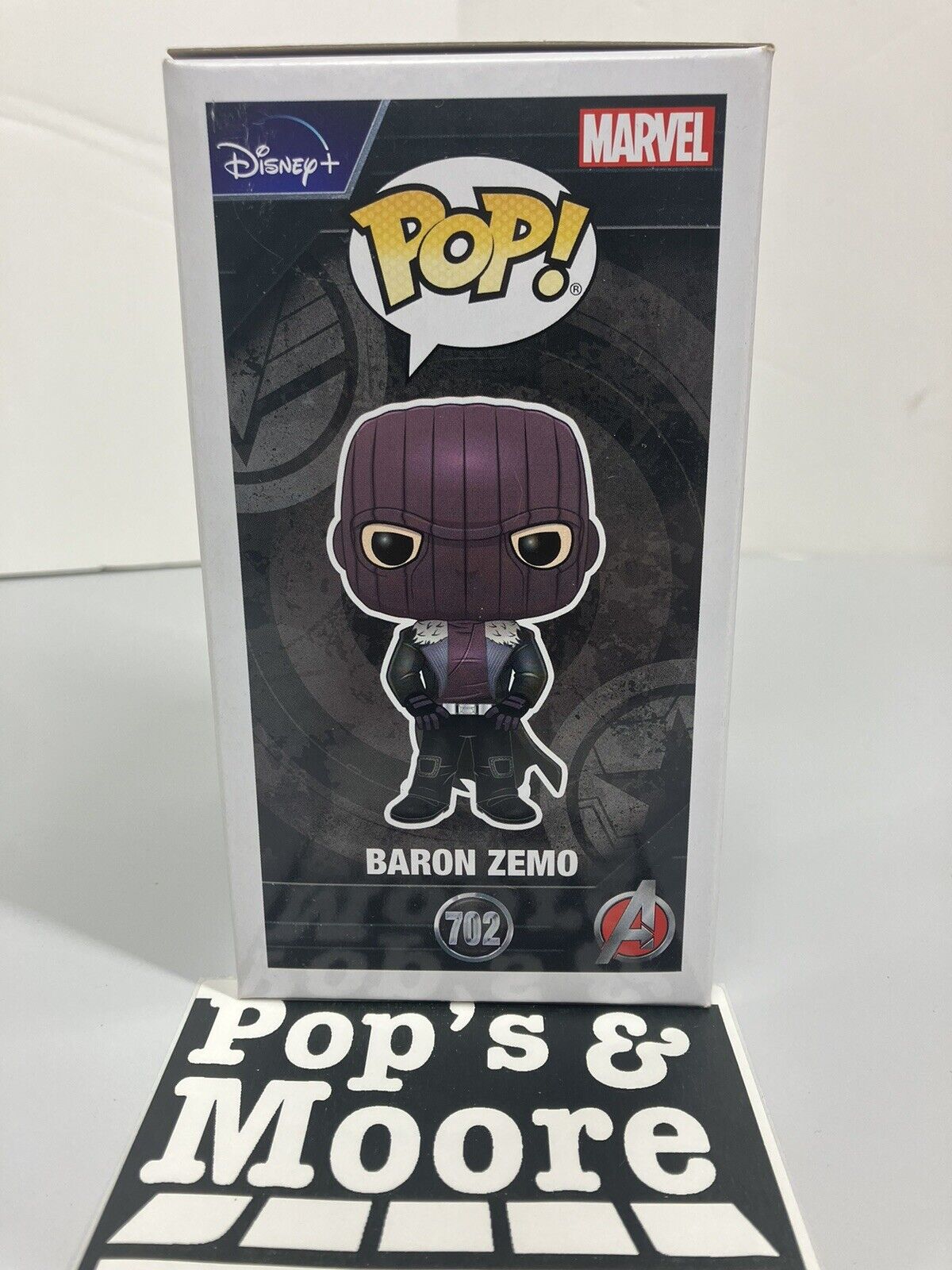 Funko Pop! The Falcon And The Winter Soldier: Baron Zemo 702 Figure W/Box Damage