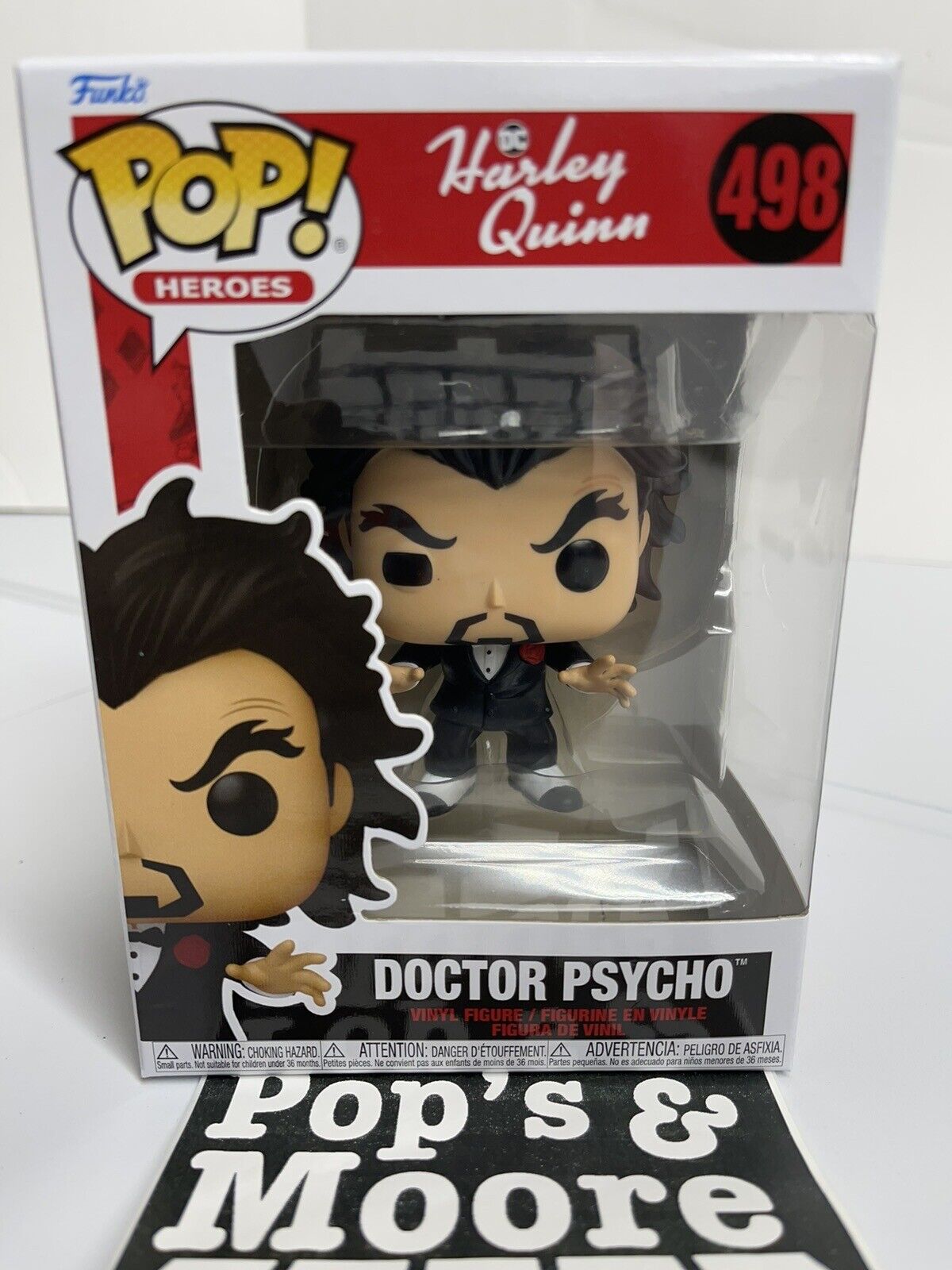 Funko Pop! DC Harley Quinn: Doctor Psycho 498 Vinyl Figure Brand New