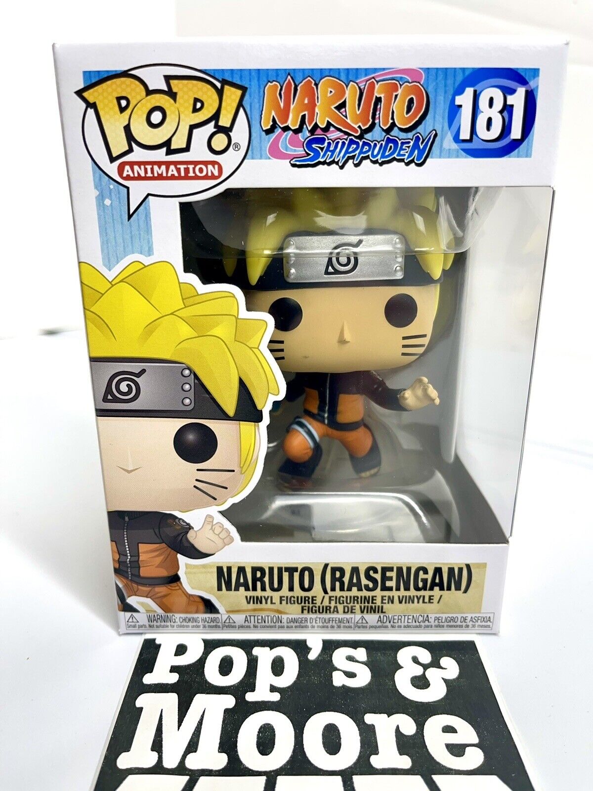 Funko Pop! Naruto Shippiden: Naruto Rasengan 181 Vinyl Figure Brand New