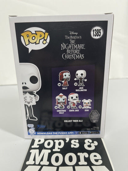 Funko Pop! Nightmare Before Christmas: Jack Skellington With Snowflake 1385 New