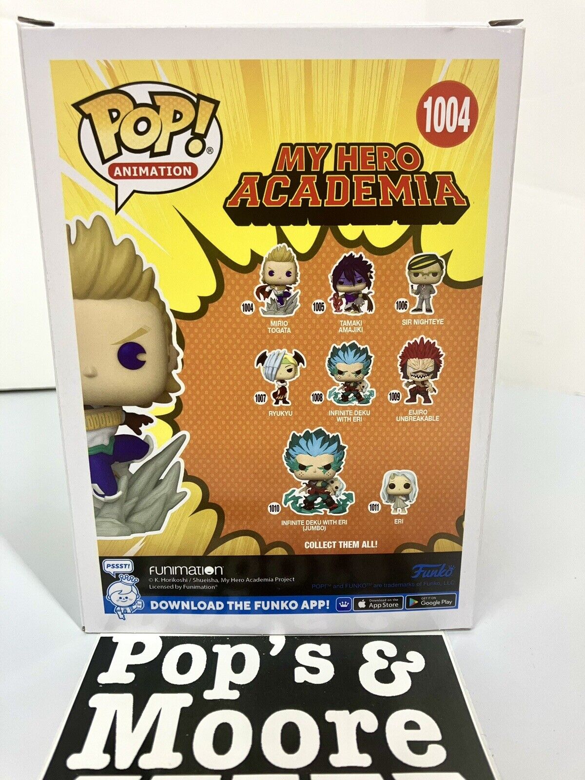 Funko Pop! My Hero Academia! Mirio Togate 1004 Vinyl Figure