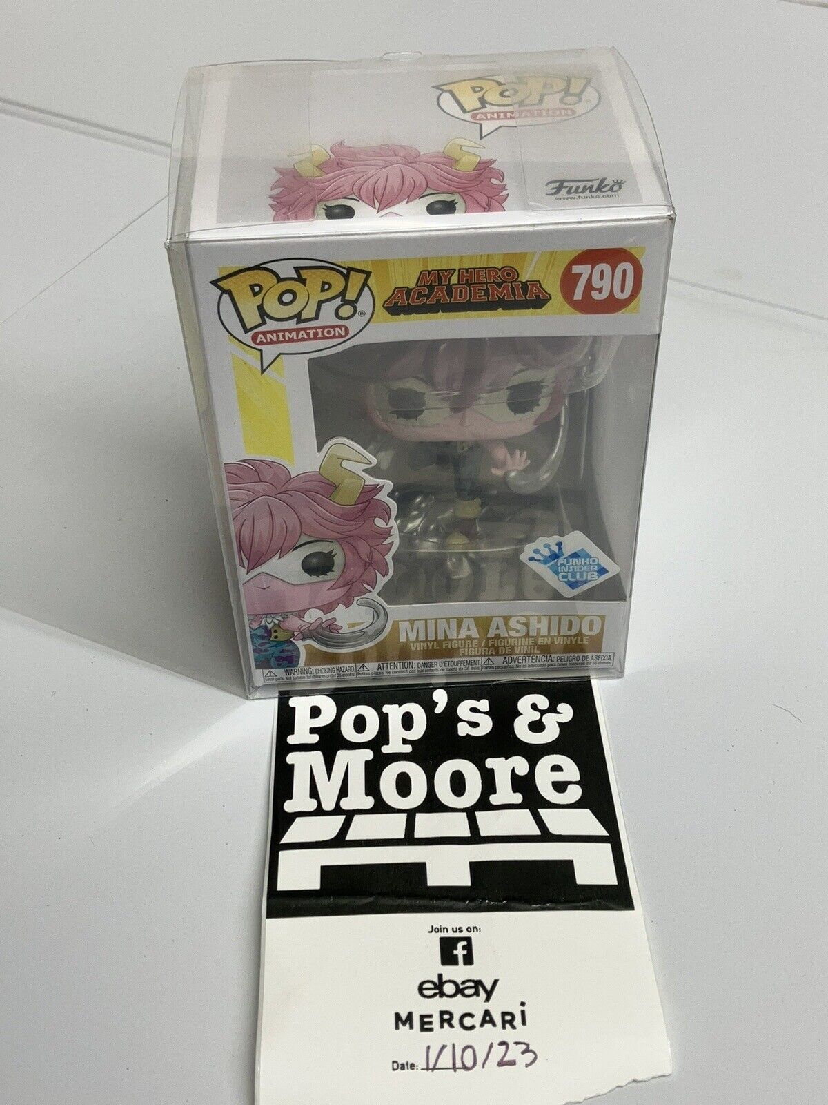 Funko Pop! My Hero Academia: Mina Ashido 790 Exclusive Figure With Protector