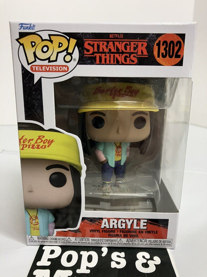 Funko Pop! Stranger Things: Argyle #1302 Vinyl Figure Brand New