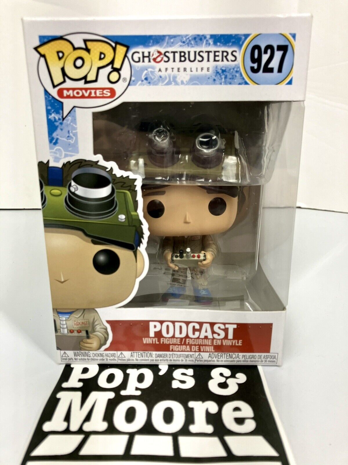 Funko Pop! GhostBusters Afterlife: Podcast 927 Vaulted Figure With Protector