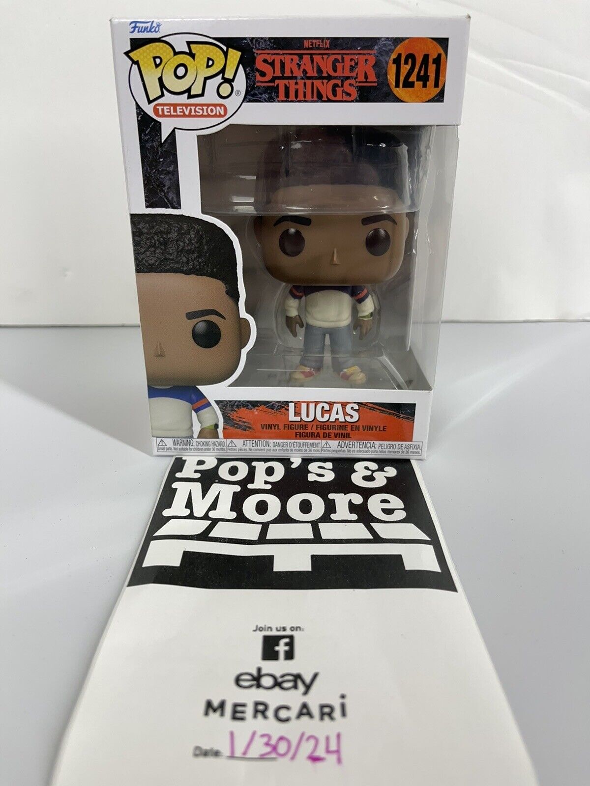 Funko Pops! Stranger Things: Lucas 1241  Vinyl Figure Brand New