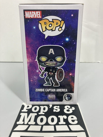 Funko Pop! Marvel What If: Zombie Captain America 941 Vinyl Figure