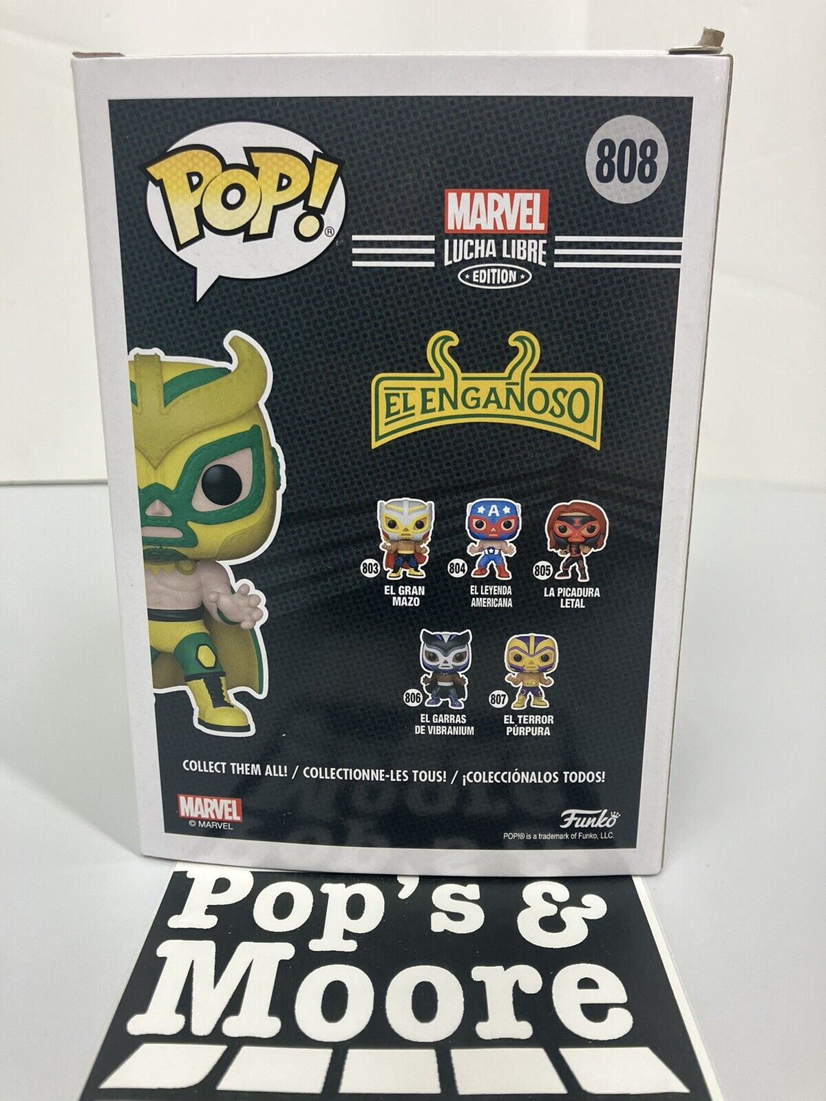 Funko Pop! Lucha Libre: El Enganoso 808 Exclusive Vinyl Figure With Box Damage