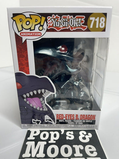 Funko Pop! Yugioh: Red-Eyes B. Dragon 718 Vinyl Figure Brand New