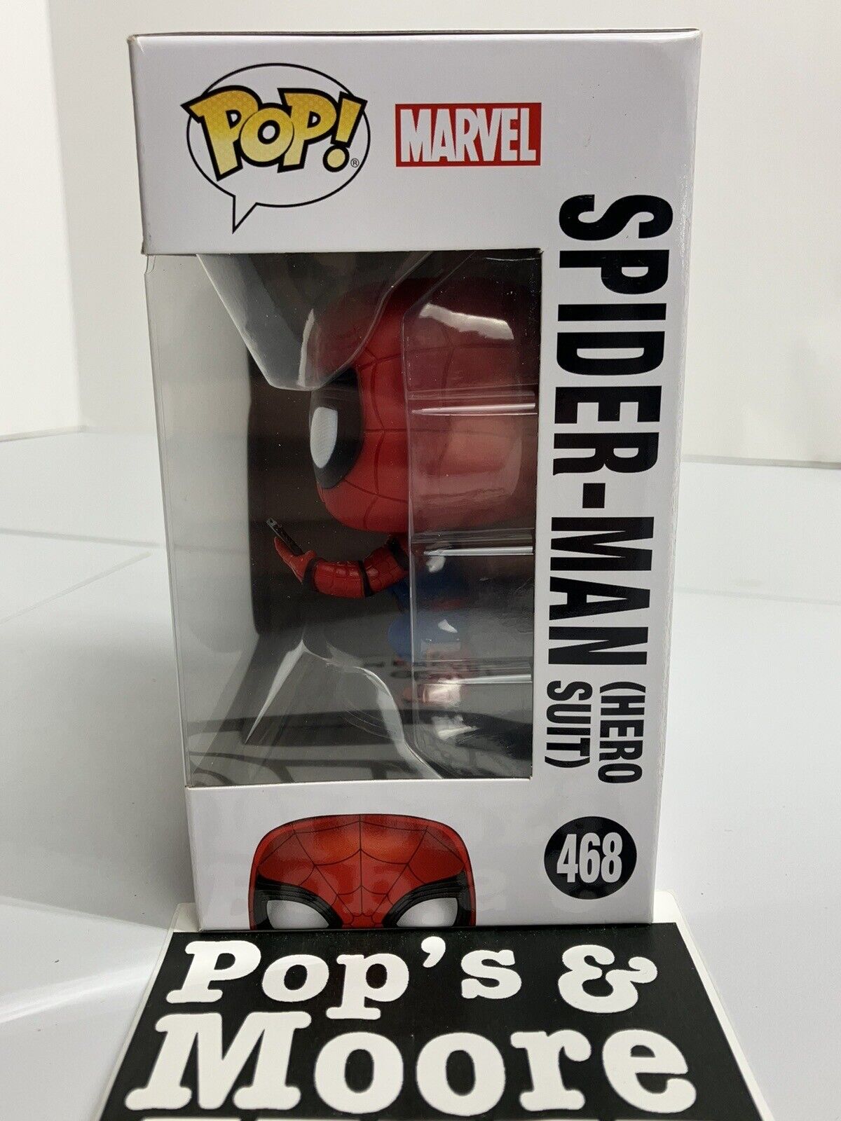 Funko Pop! Spider-Man Far From Home:Spider-Man Hero Suit 468 Figure W/Protector