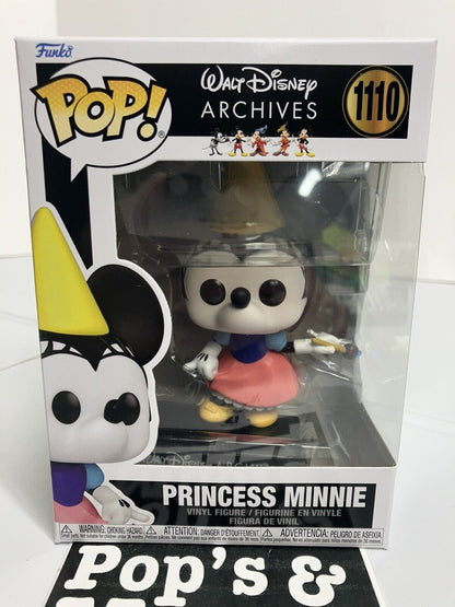 Funko Pop! Walt Disney Archives: Princess Minnie #1110 Vinyl Figure Brand New