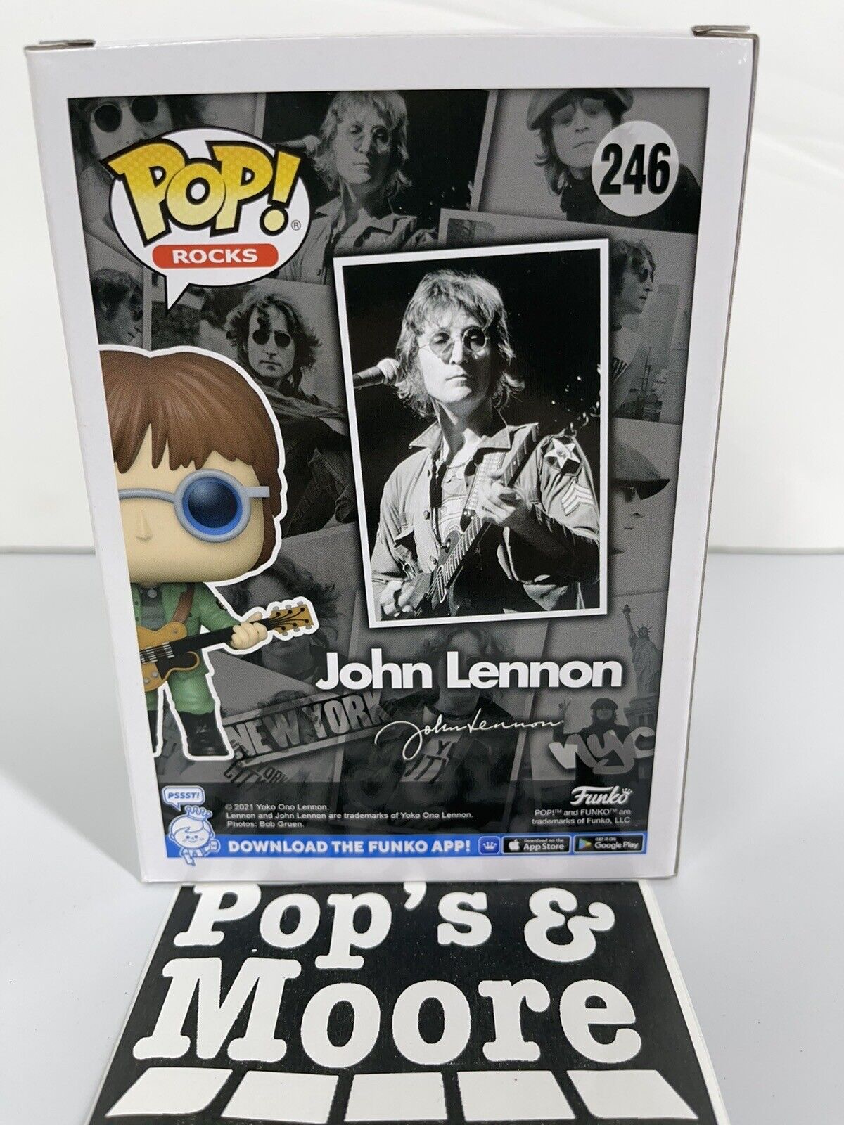 Funko Pop! John Lennon With Military Jacket 246 Vinyl Figure Brand New