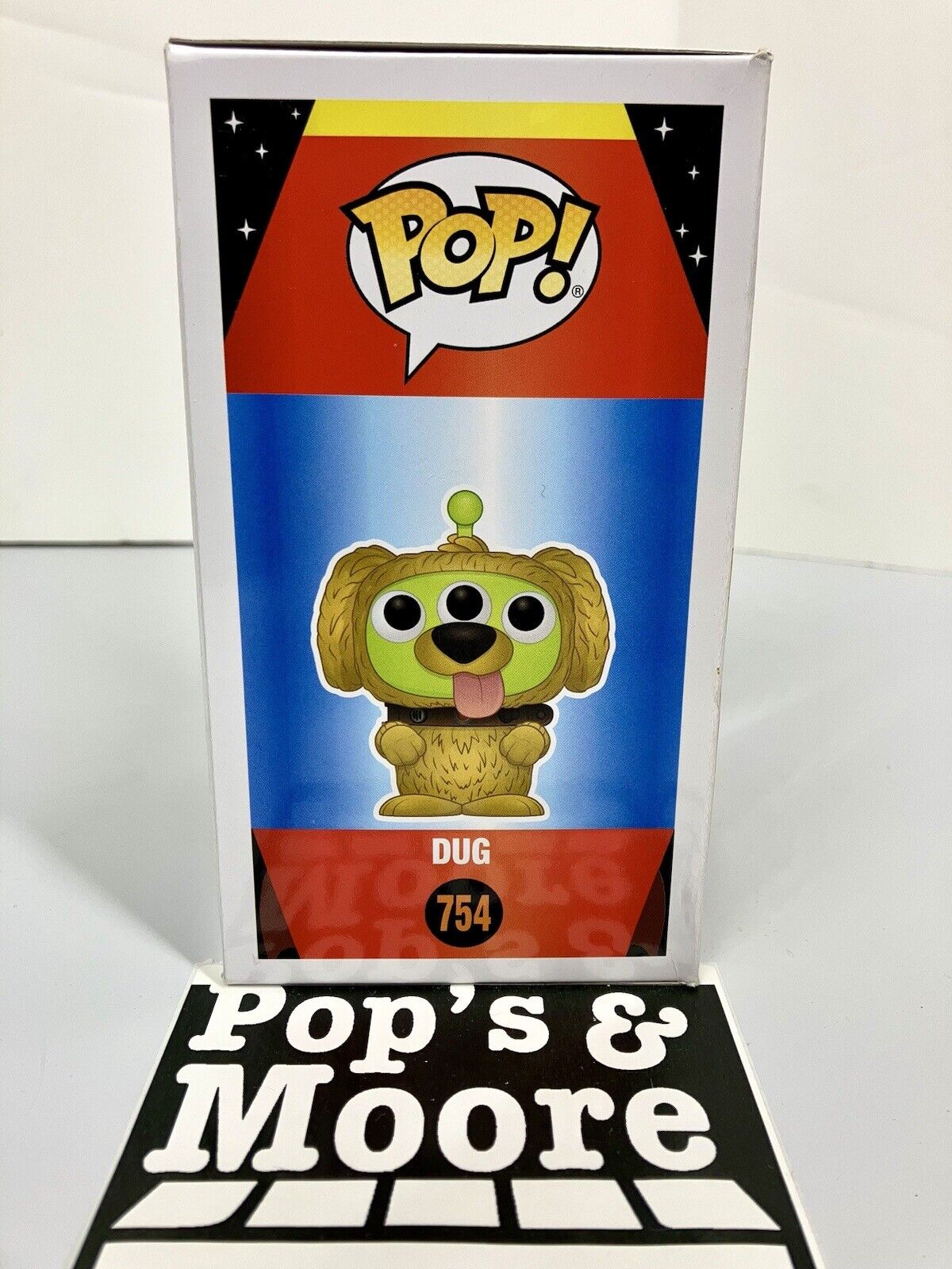 Funko Pop! Remix: Dug 754 Vaulted Exclusive Vinyl Figure Box Damage W/Protector