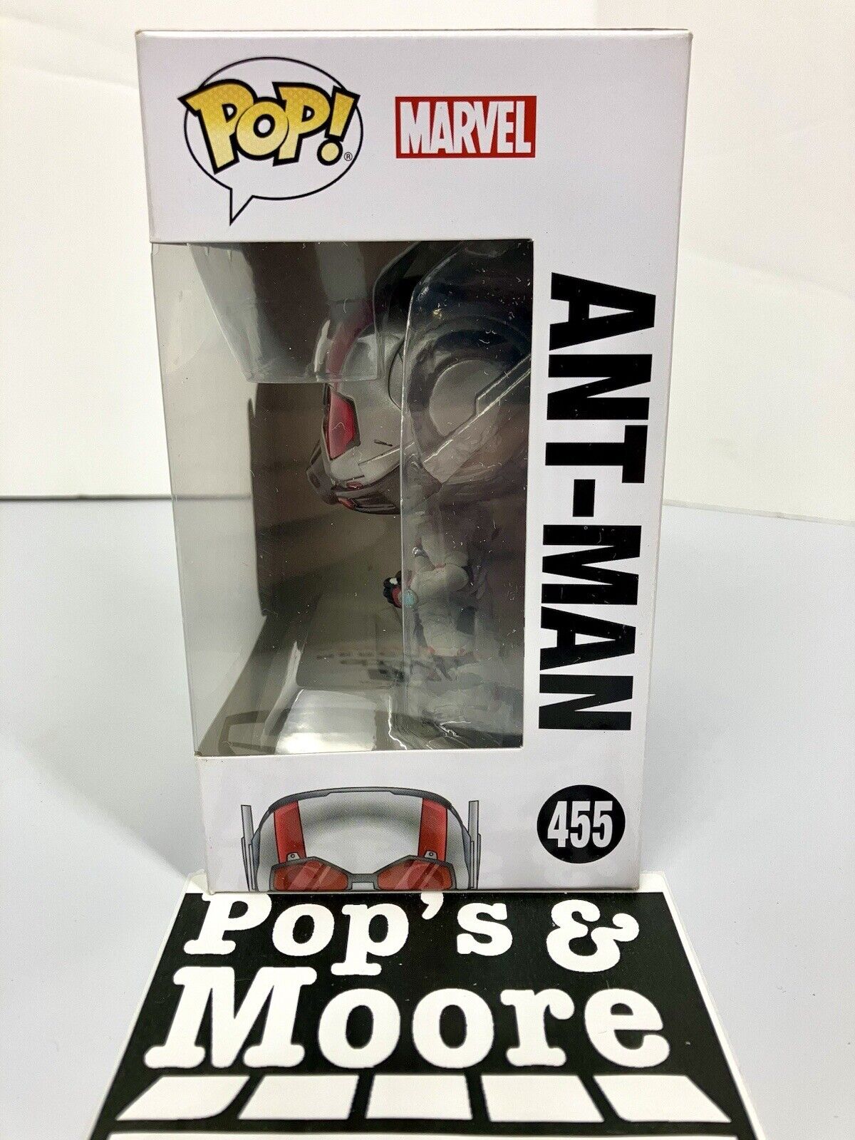 Funko Pop! Avengers: Ant Man 455 Vaulted Vinyl Figure Damaged Box W/Protector