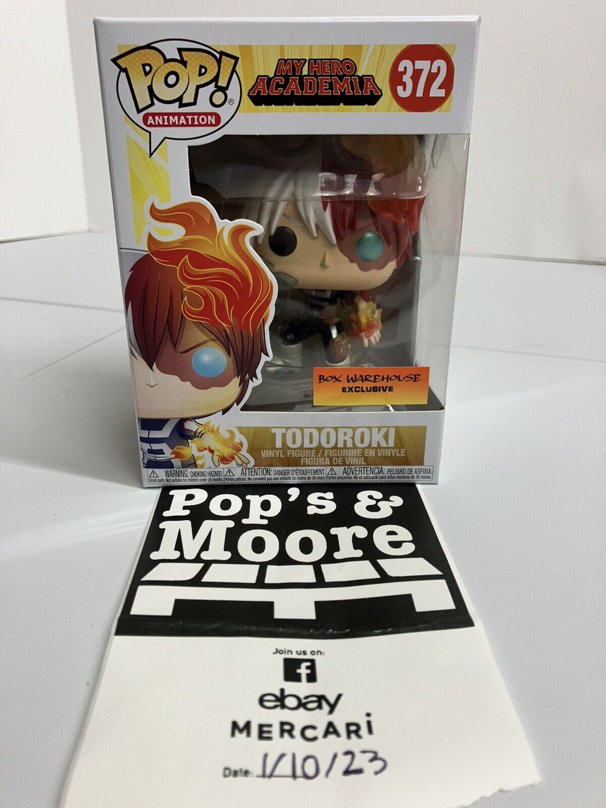 Funko Pop! My Hero Academia: Todoroki 372 Exclusive Vinyl Figure With Protector