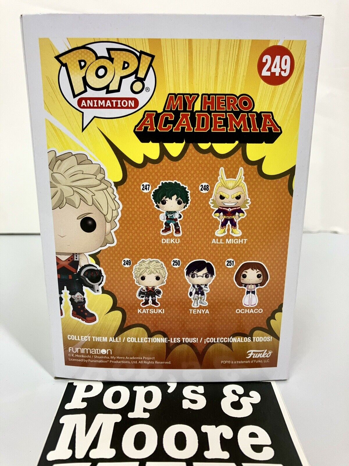 Funko Pop! My Hero Academia: Katsuki 249 Vaulted Figure With Protector