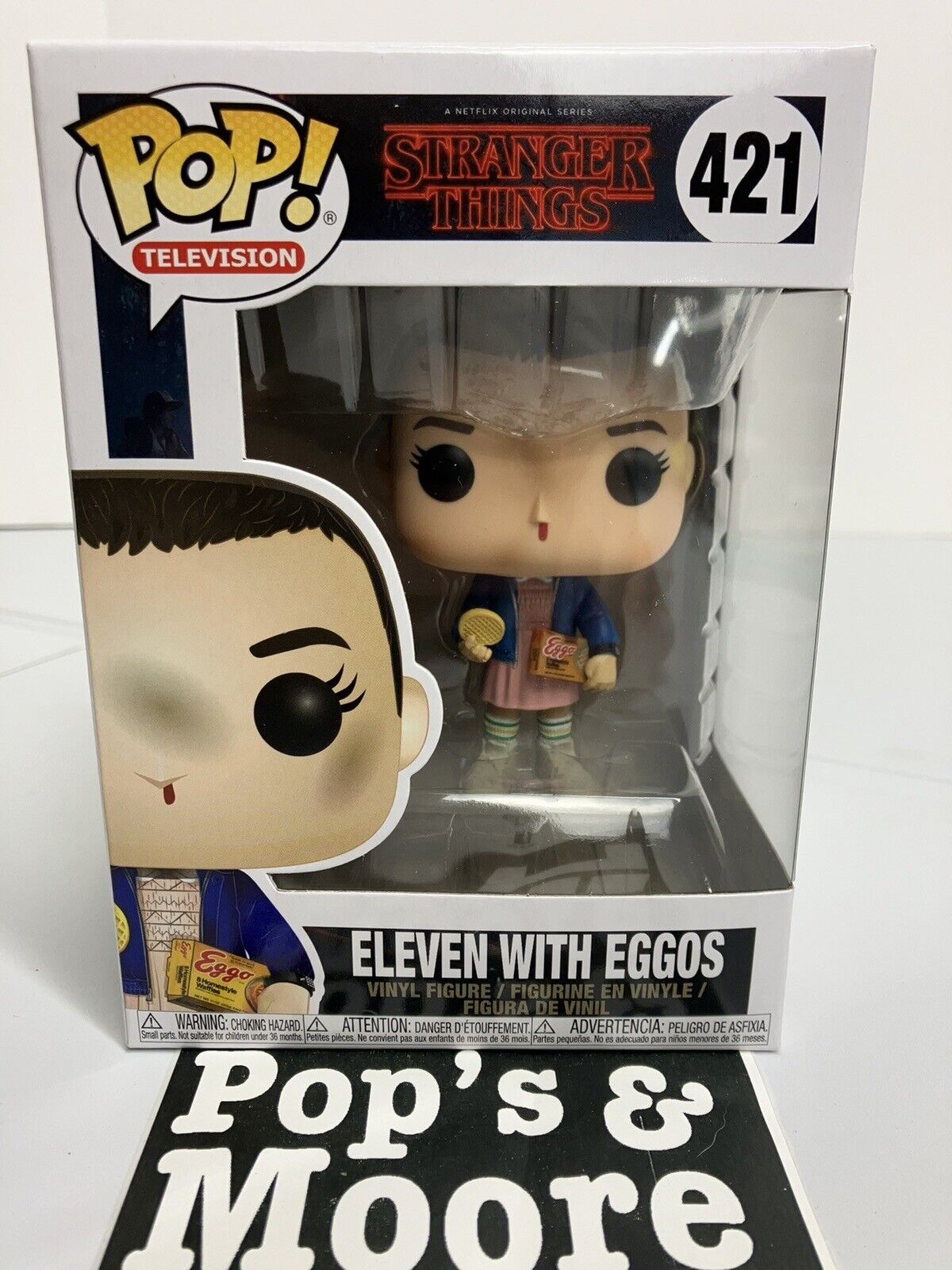 Funko Pop! Stranger Things: Eleven With Eggos 421 Vinyl Figure Brand New