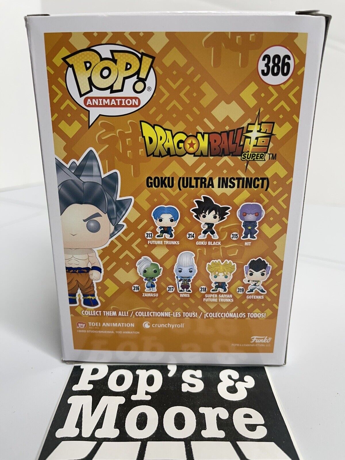 Funko Pop! Dragon Ball Super: Goku Ultra Instinct 386 Vinyl Figure Brand New 