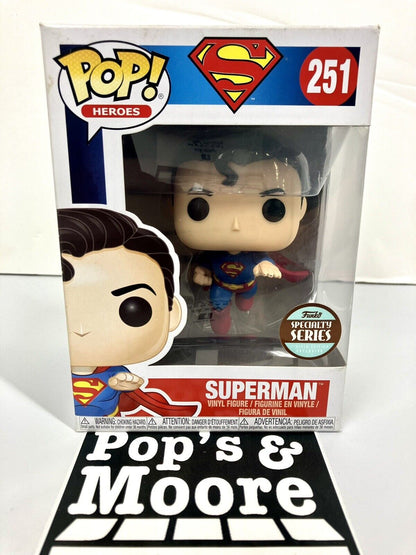 Funko Pop! Superman 251 Specialty Series Vinyl Figure With Protector